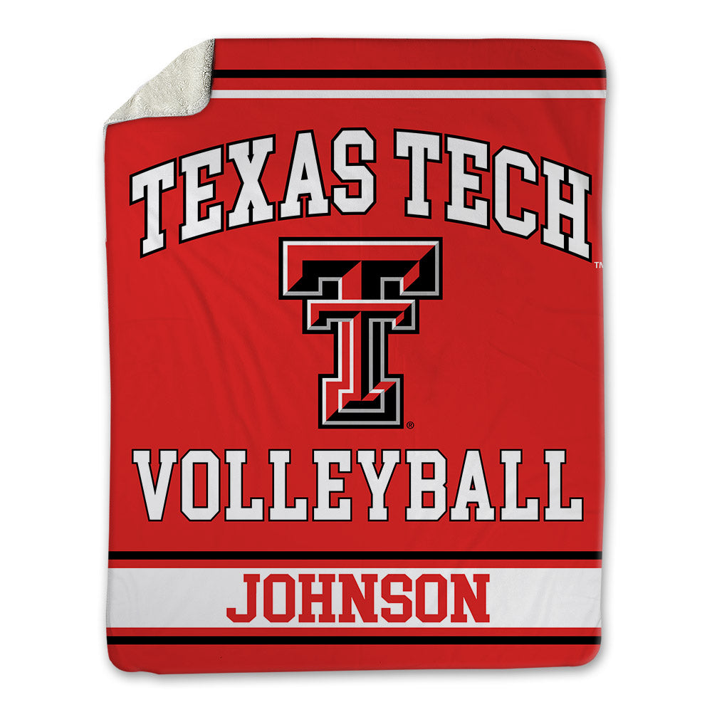 Texas Tech - NCAA Women's Volleyball : Ava Johnson - Blanket-0