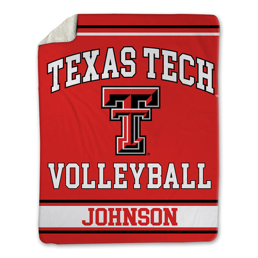 Texas Tech - NCAA Women's Volleyball : Ava Johnson - Blanket-0
