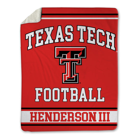 Texas Tech - NCAA Football : Michael Henderson III - Blanket-0