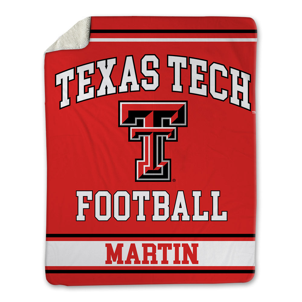 Texas Tech - NCAA Football : Davin Martin - Blanket-0