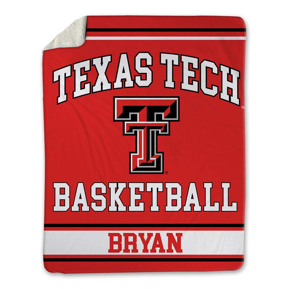 Texas Tech - NCAA Men's Basketball : Tyeree Bryan - Blanket-0