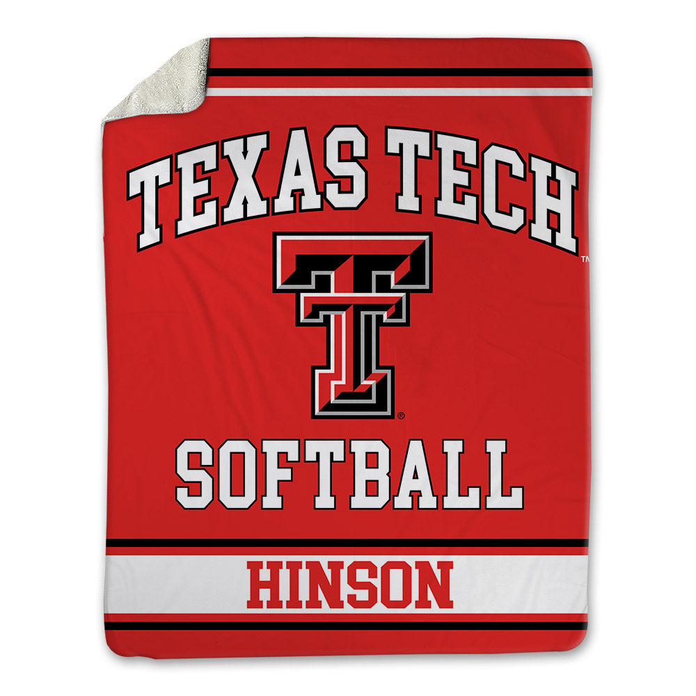Texas Tech - NCAA Softball : Brianna Hinson - Blanket-0