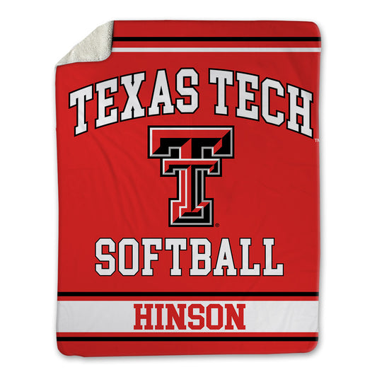 Texas Tech - NCAA Softball : Brianna Hinson - Blanket-0