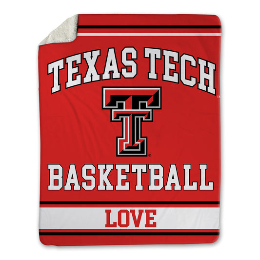 Texas Tech - NCAA Women's Basketball : Sidney Love - Blanket-0