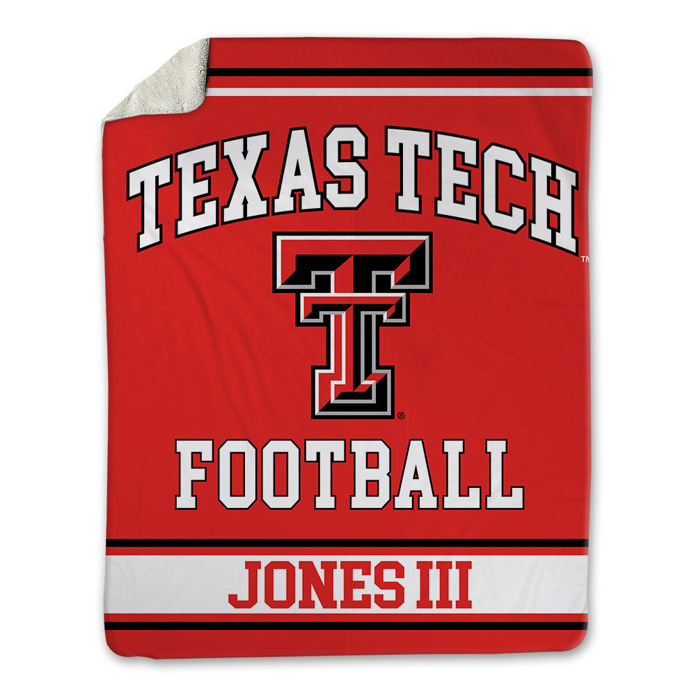 Texas Tech - NCAA Football : Lloyd Jones III - Blanket-0