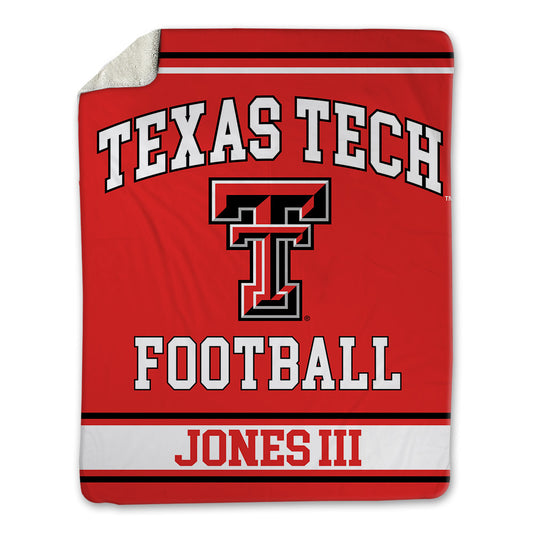 Texas Tech - NCAA Football : Lloyd Jones III - Blanket-0
