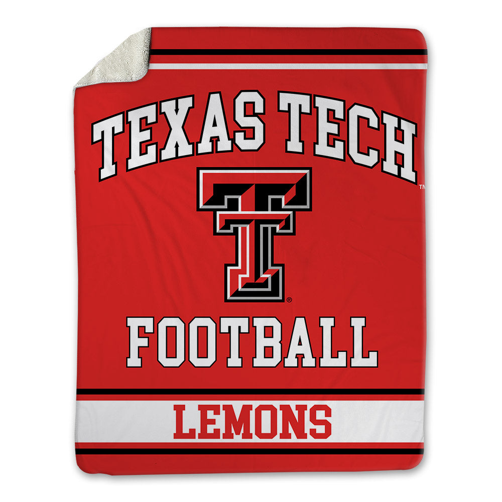 Texas Tech - NCAA Football : Chris Lemons - Blanket-0