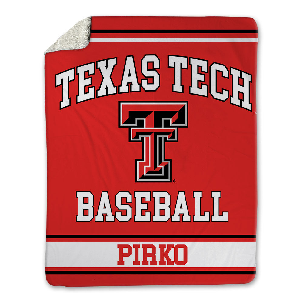 Texas Tech - NCAA Baseball : lukas pirko - Blanket-0