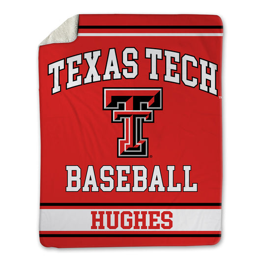 Texas Tech - NCAA Baseball : Logan Hughes - Blanket-0