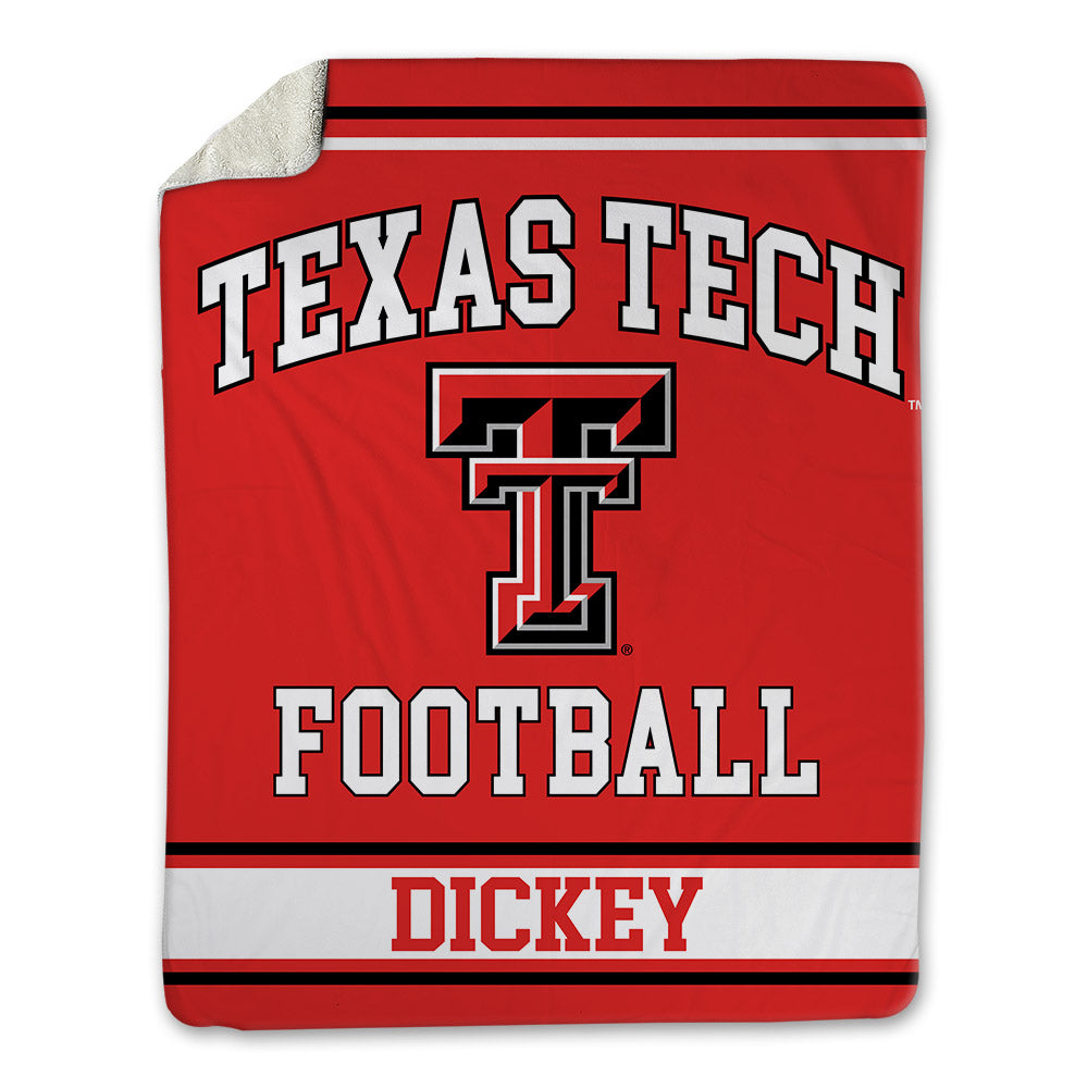 Texas Tech - NCAA Football : Cameron Dickey - Blanket-0
