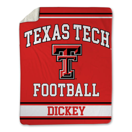 Texas Tech - NCAA Football : Cameron Dickey - Blanket-0