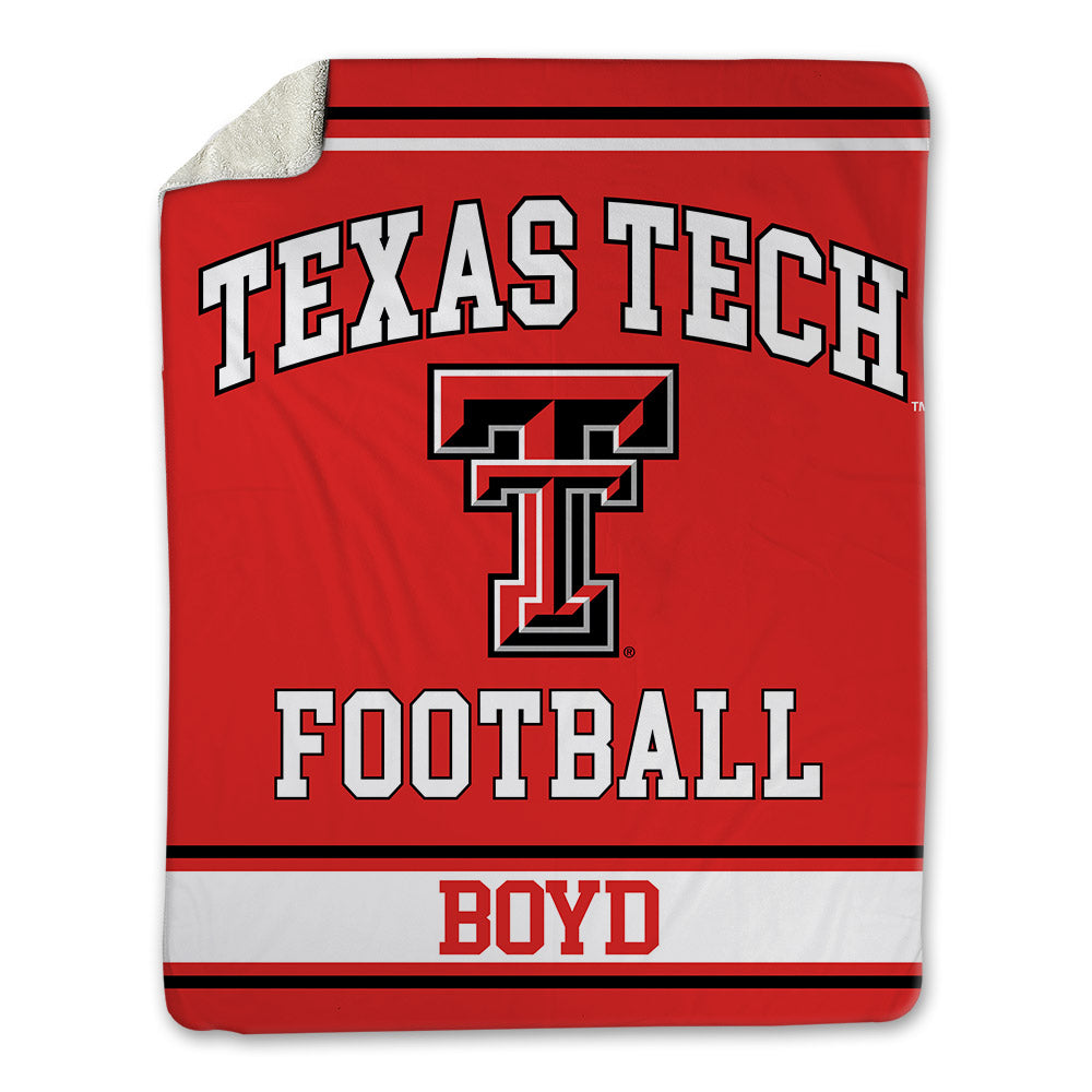 Texas Tech - NCAA Football : Amier Boyd - Blanket-0