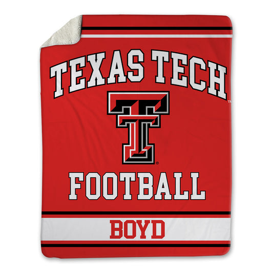 Texas Tech - NCAA Football : Amier Boyd - Blanket-0