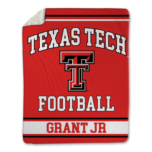 Texas Tech - NCAA Football : Jamarn Grant Jr - Blanket-0
