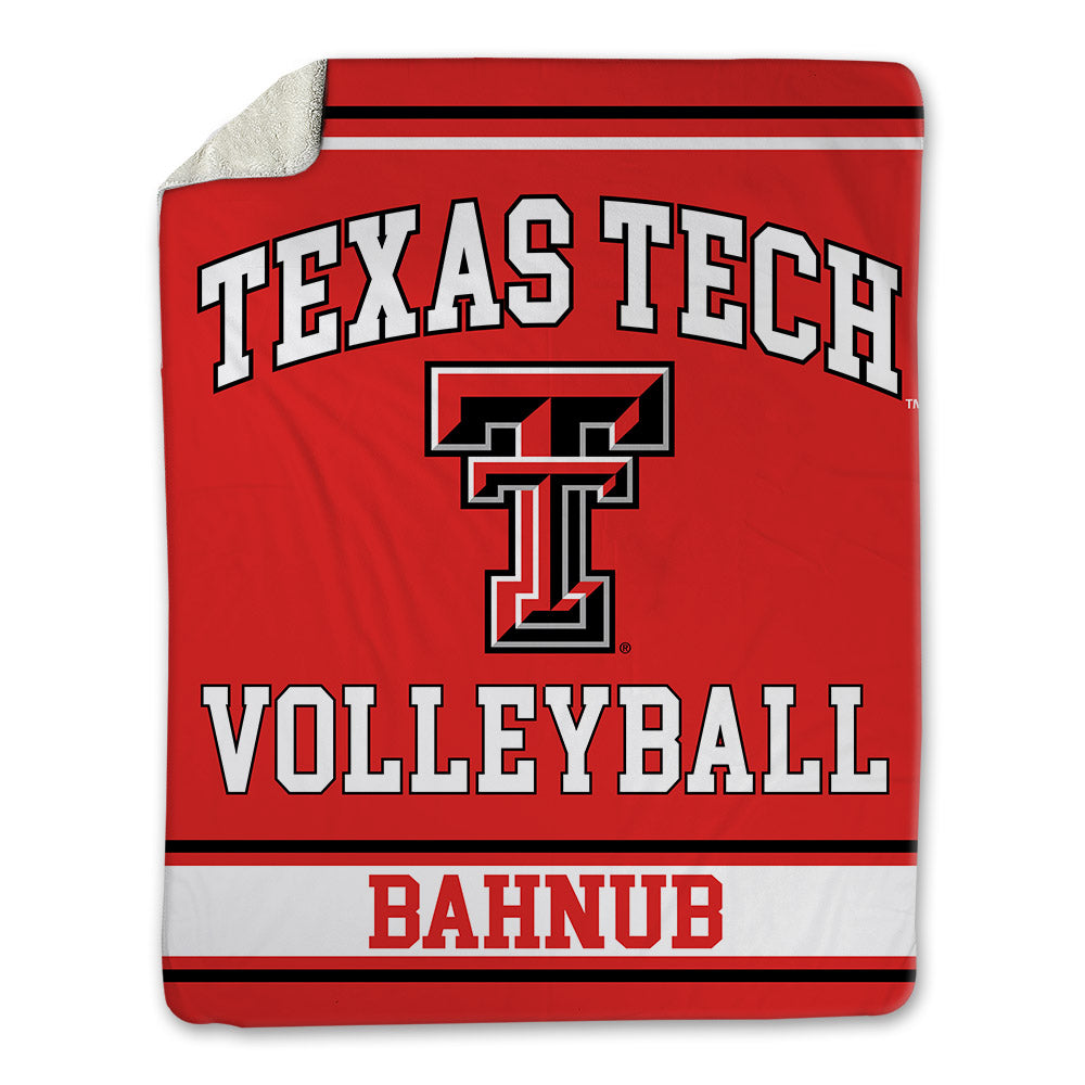 Texas Tech - NCAA Women's Volleyball : Taylor Bahnub - Blanket-0