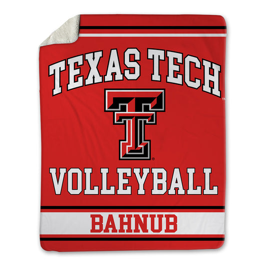 Texas Tech - NCAA Women's Volleyball : Taylor Bahnub - Blanket-0