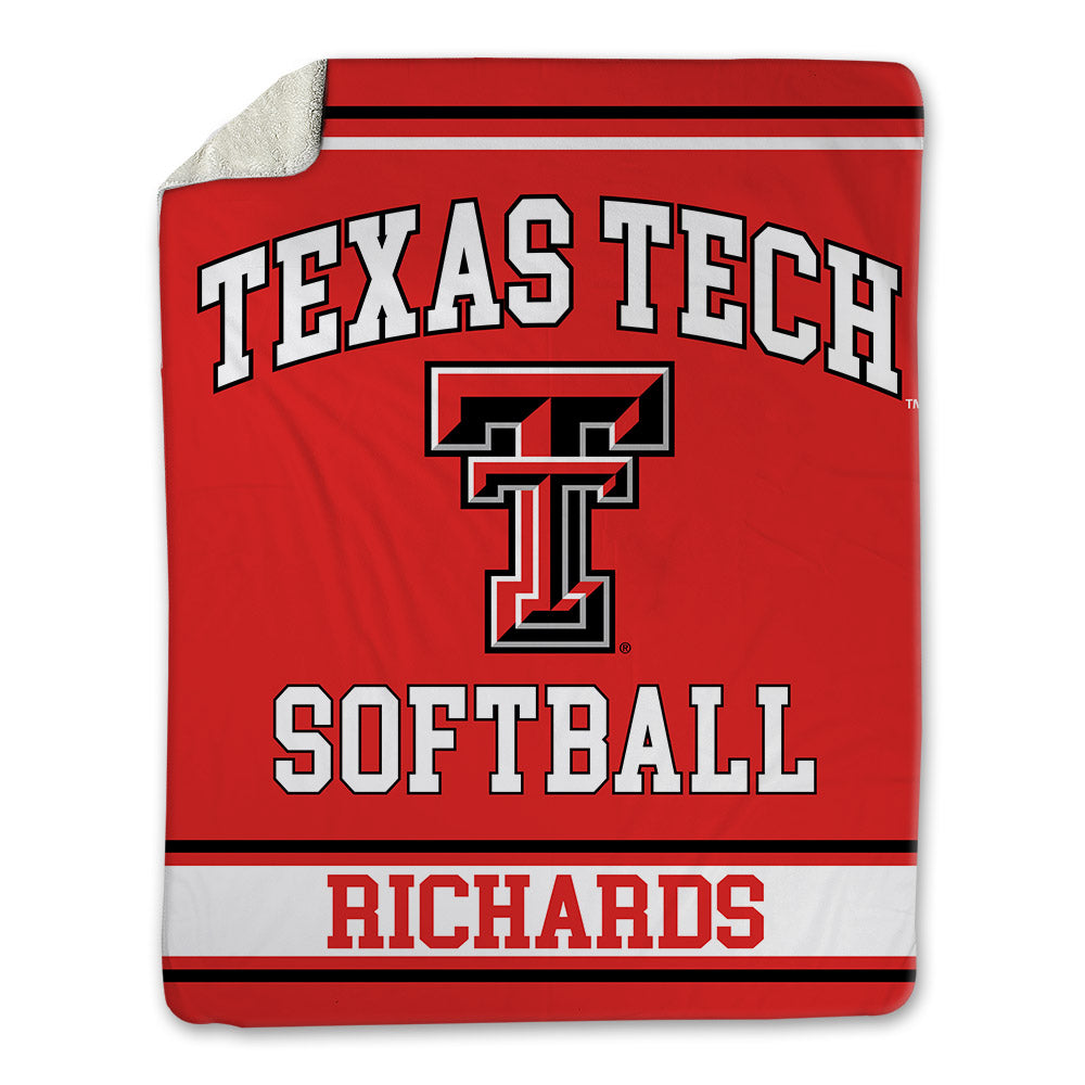 Texas Tech - NCAA Softball : Mia Richards - Blanket-0