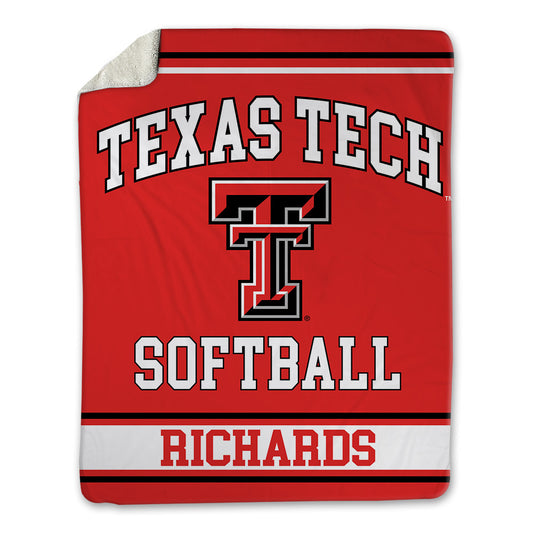 Texas Tech - NCAA Softball : Mia Richards - Blanket-0