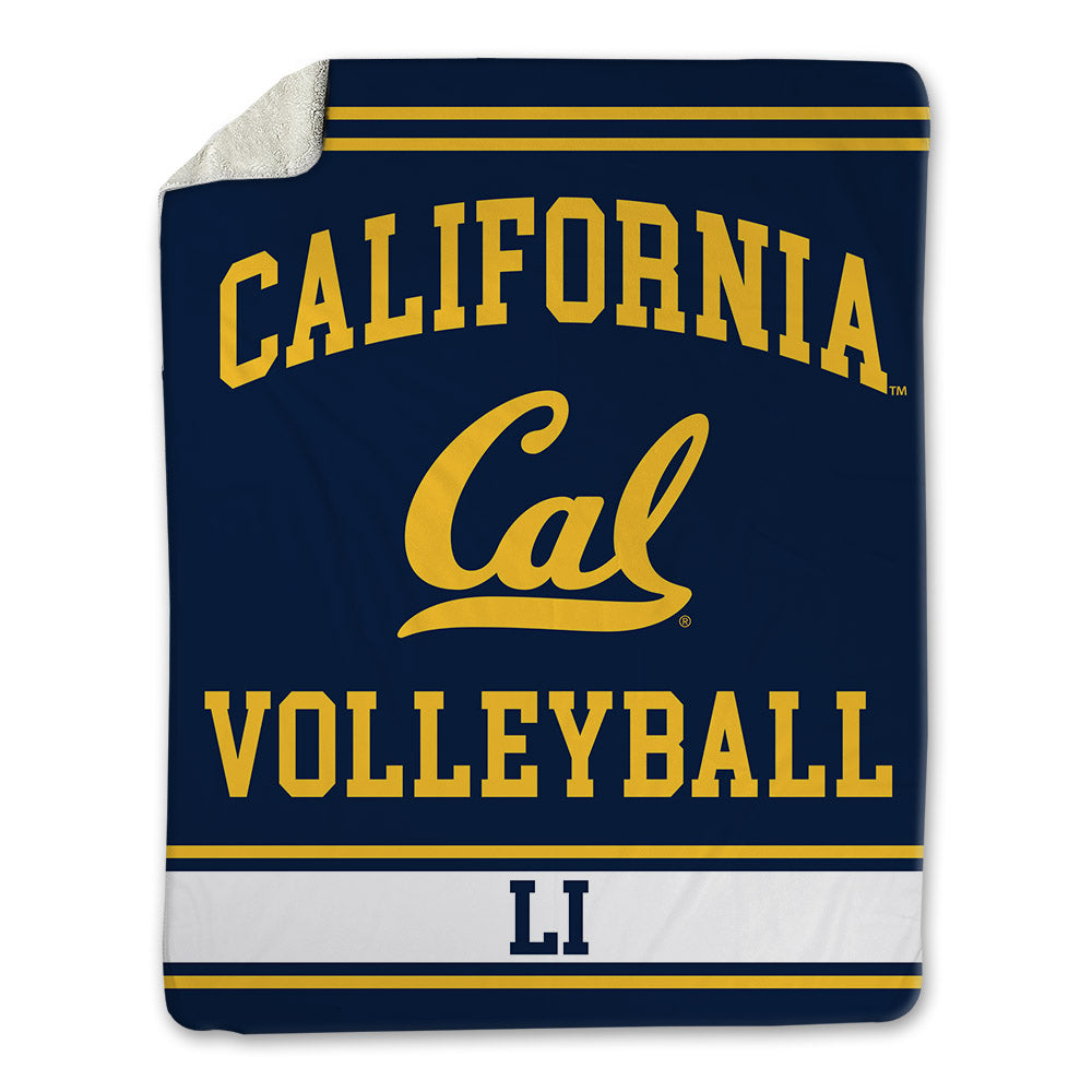 UC Berkeley - NCAA Women's Volleyball : Ashley Li - Blanket-0
