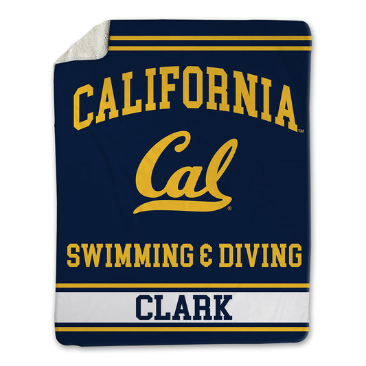 UC Berkeley - NCAA Men's Swimming & Diving : Jack Clark - Blanket-0