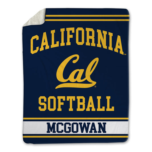 UC Berkeley - NCAA Softball : Mya McGowan - Blanket-0