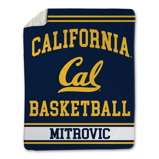 UC Berkeley - NCAA Men's Basketball : Nicolas Mitrovic - Blanket-0
