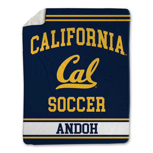 UC Berkeley - NCAA Men's Soccer : Zack Andoh - Blanket-0