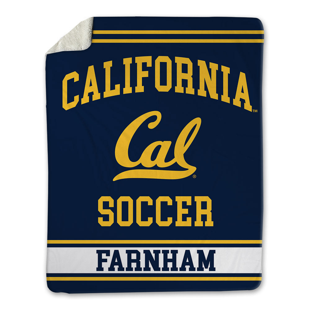 UC Berkeley - NCAA Women's Soccer : morgan farnham - Blanket-0