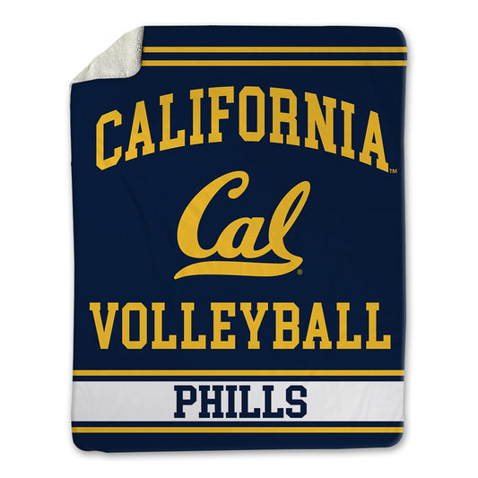 UC Berkeley - NCAA Women's Volleyball : Dominique Phills - Blanket-0