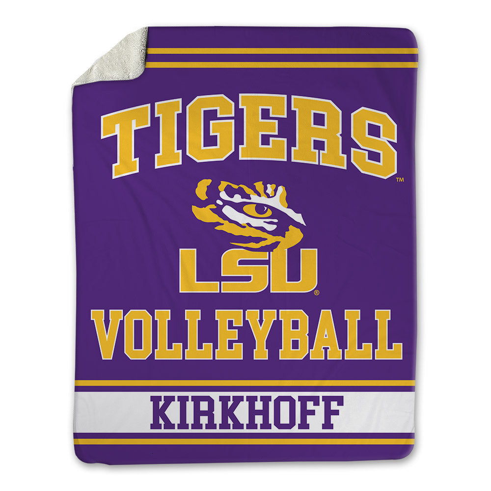 LSU - NCAA Women's Volleyball : Aly Kirkhoff - Blanket-0