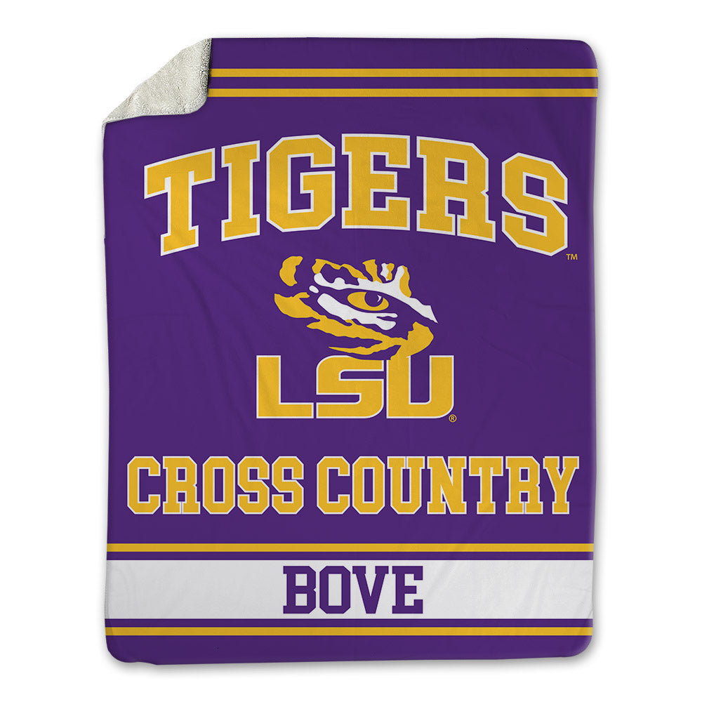 LSU - NCAA Men's Cross Country : Davis Bove - Blanket-0