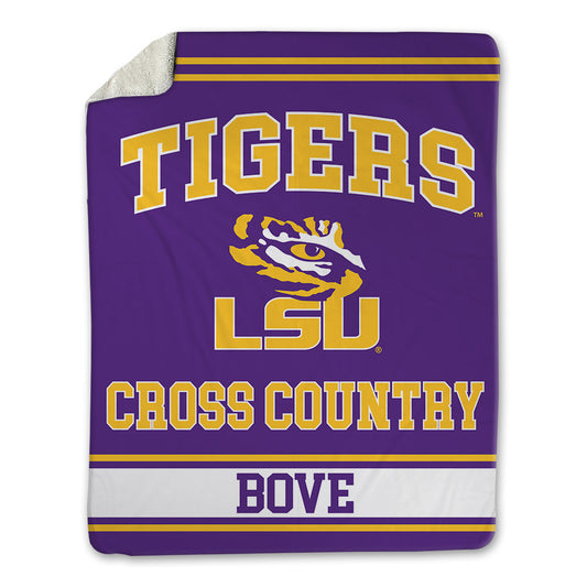 LSU - NCAA Men's Cross Country : Davis Bove - Blanket-0
