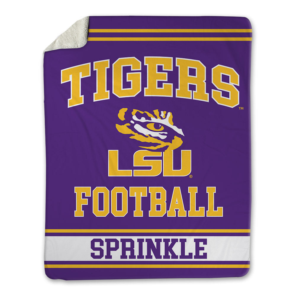 LSU - NCAA Football : Jaquan Sprinkle - Blanket-0