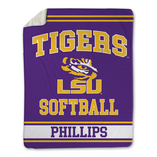 LSU - NCAA Softball : Jada Phillips - Blanket-0