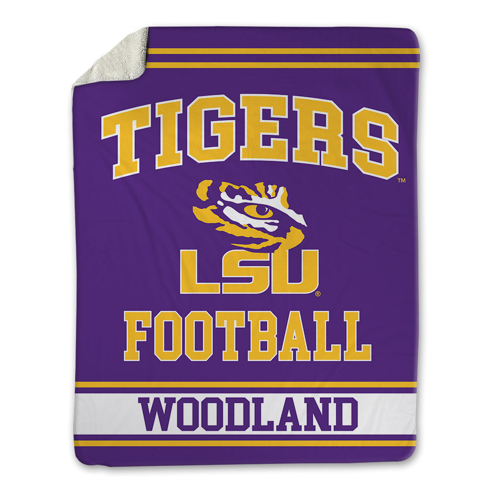 LSU - NCAA Football : PJ Woodland - Blanket-0