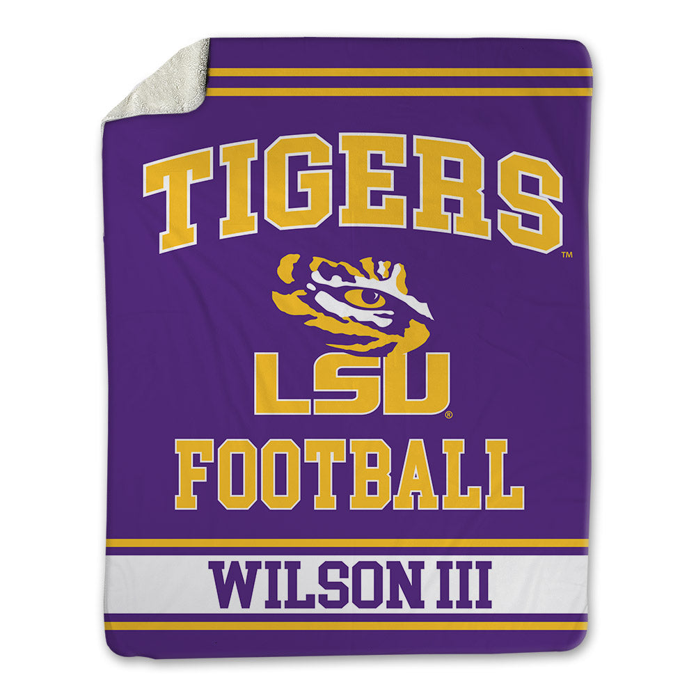 LSU - NCAA Football : Eugene Wilson III - Blanket-0