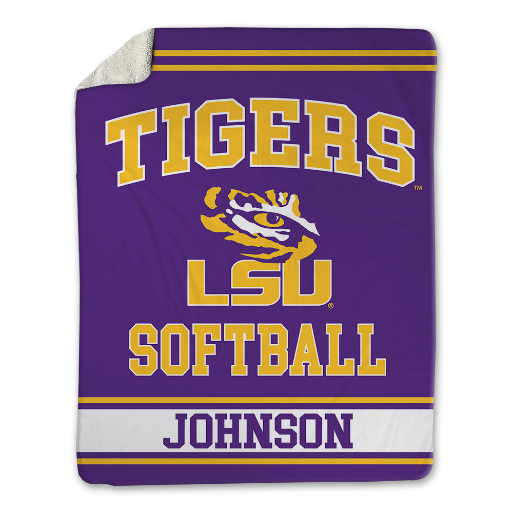 LSU - NCAA Softball : Rylie Johnson - Blanket-0