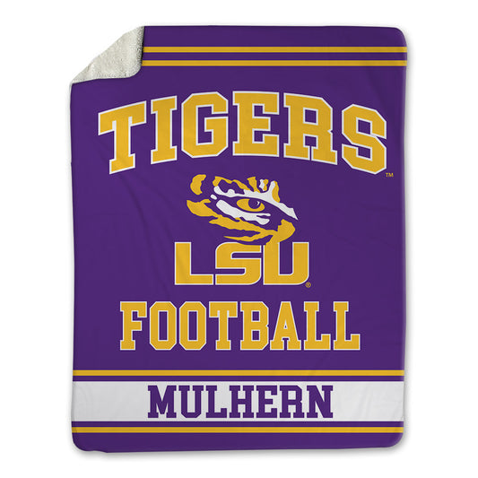 LSU - NCAA Football : Mack Mulhern - Blanket-0