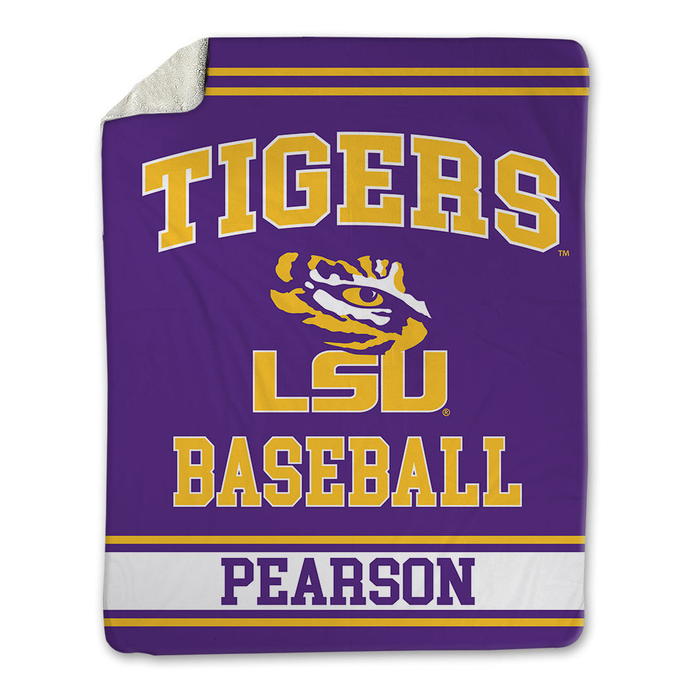 LSU - NCAA Baseball : John Pearson - Blanket-0