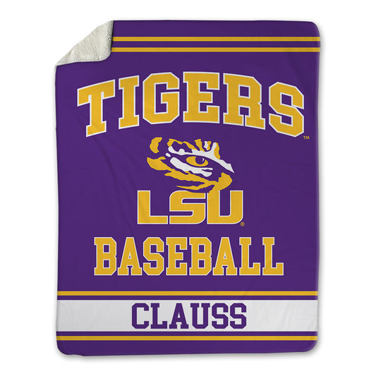 LSU - NCAA Baseball : Ethan Clauss - Blanket-0