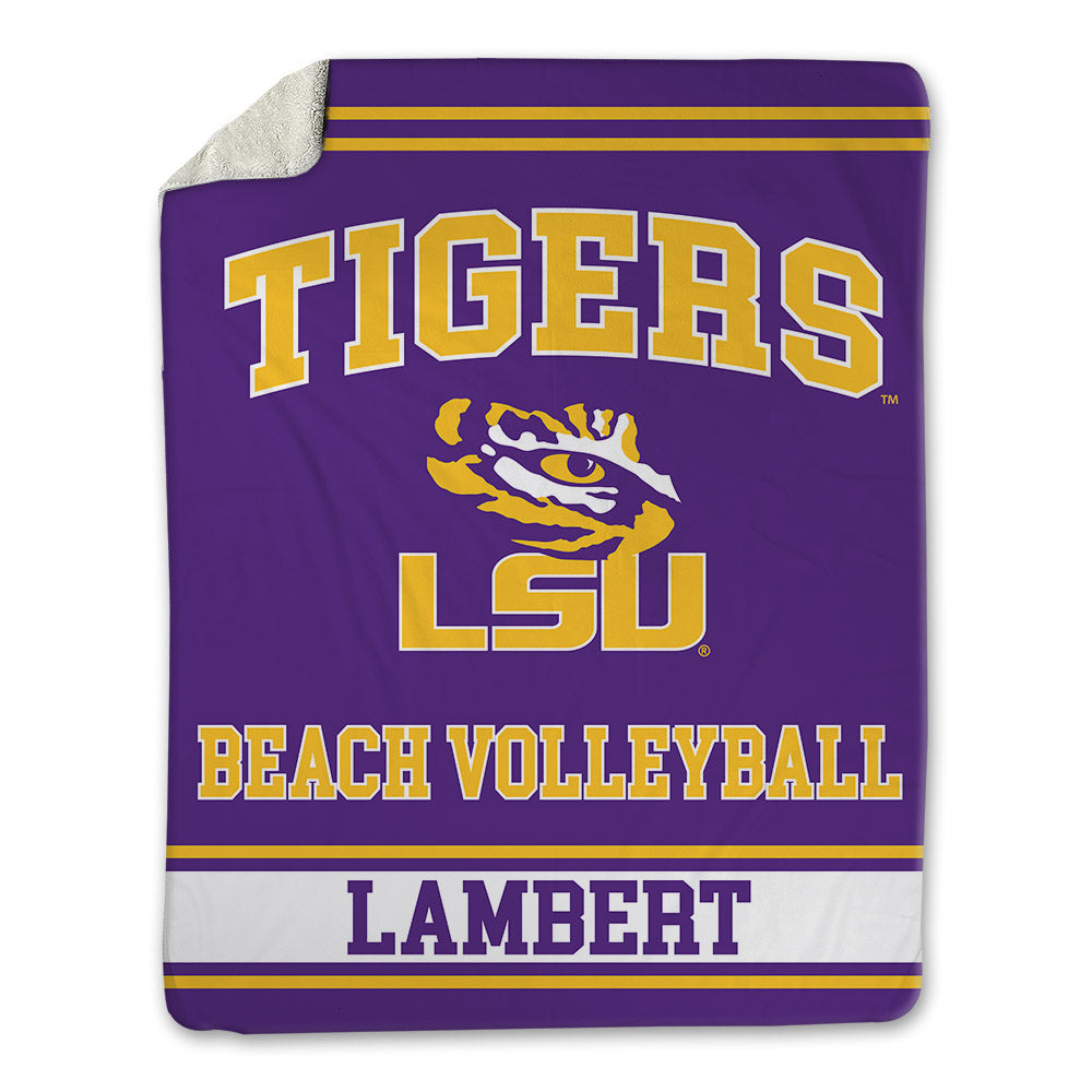 LSU - NCAA Beach Volleyball : Ryan Lambert - Blanket-0