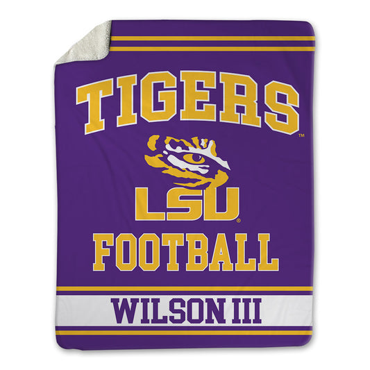 LSU - NCAA Football : Eugene Wilson III - Blanket-0