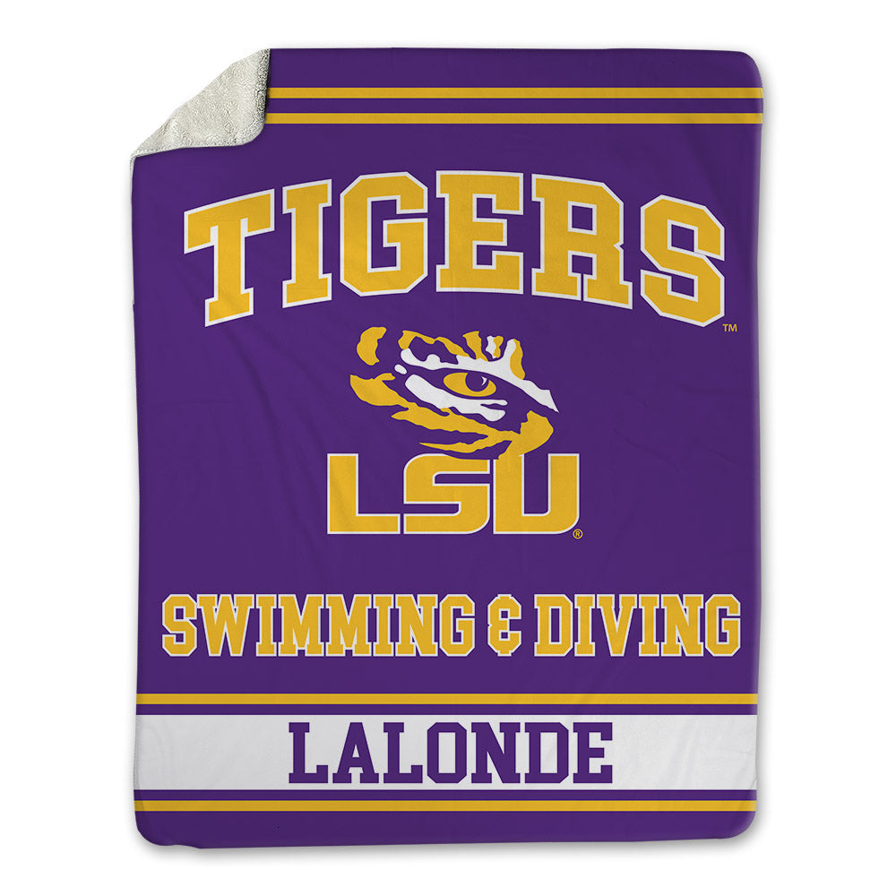 LSU - NCAA Women's Swimming & Diving : Morgan Lalonde - Blanket-0