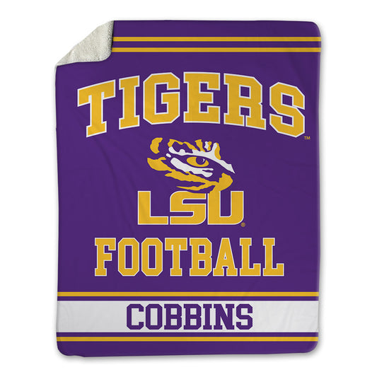 LSU - NCAA Football : Kolaj Cobbins - Blanket-0