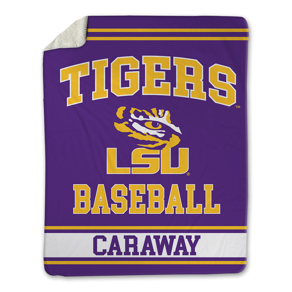 LSU - NCAA Baseball : Trent Caraway - Blanket-0
