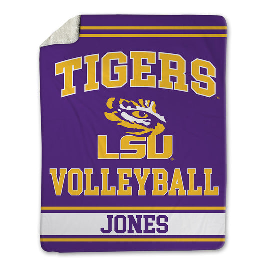 LSU - NCAA Women's Volleyball : Jessica Jones - Blanket-0