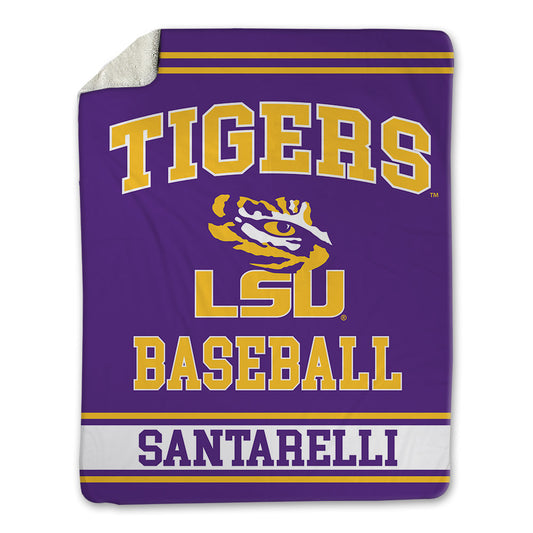LSU - NCAA Baseball : Dominic Santarelli - Blanket-0