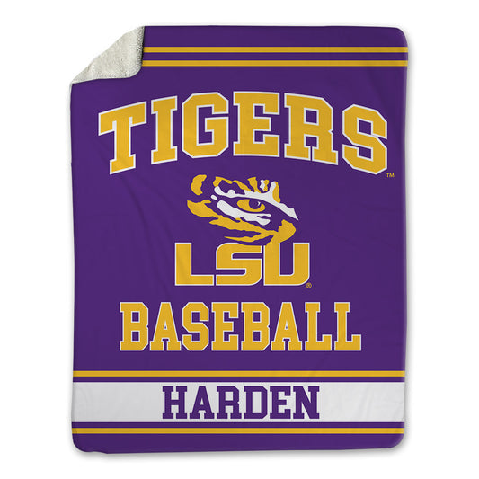 LSU - NCAA Baseball : Daniel Harden - Blanket-0