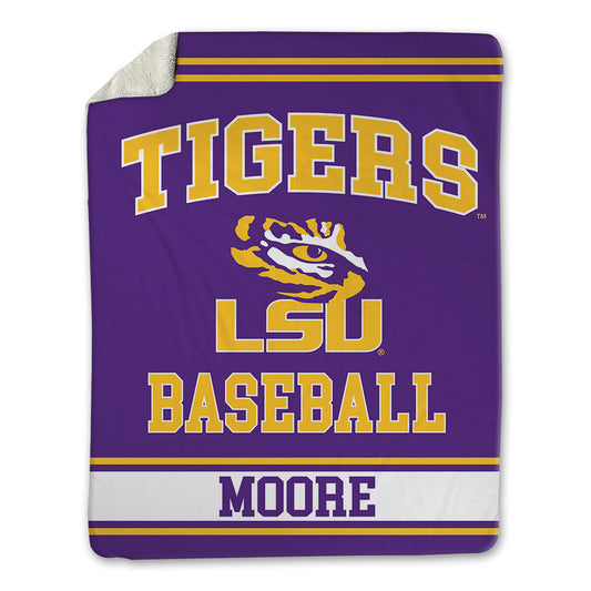 LSU - NCAA Baseball : Cooper Moore - Blanket-0