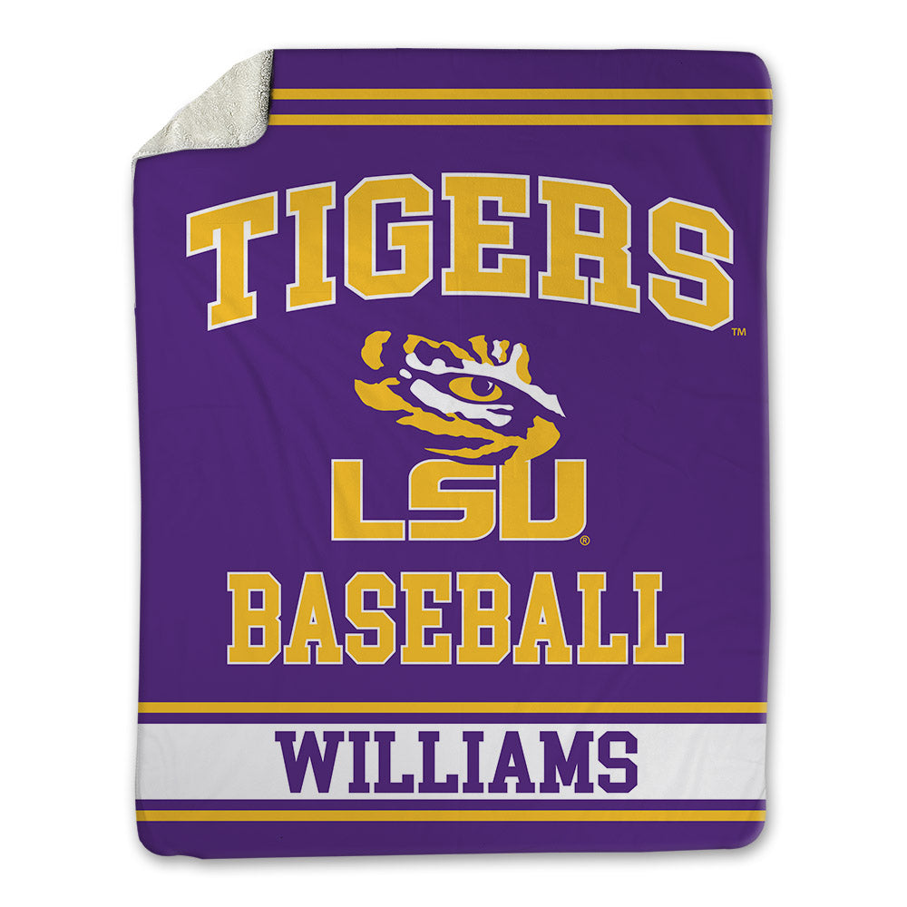 LSU - NCAA Baseball : Cooper Williams - Blanket-0